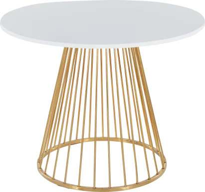 Aldendell White Dining Table