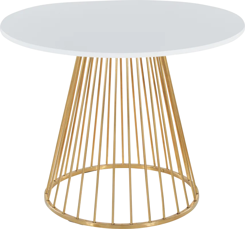 Aldendell White Dining Table