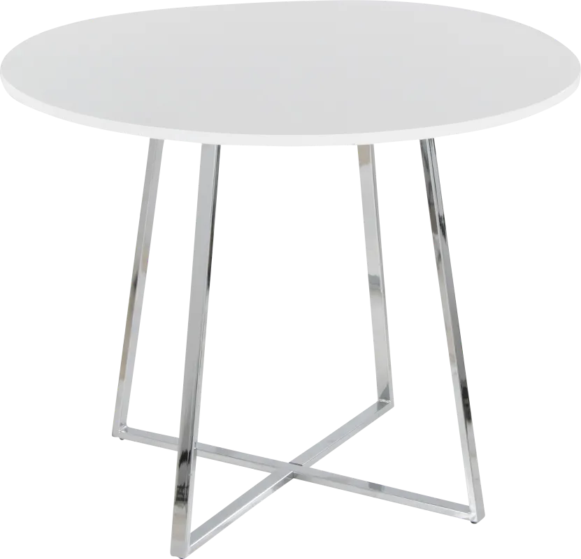 Sourwood V White Dining Table