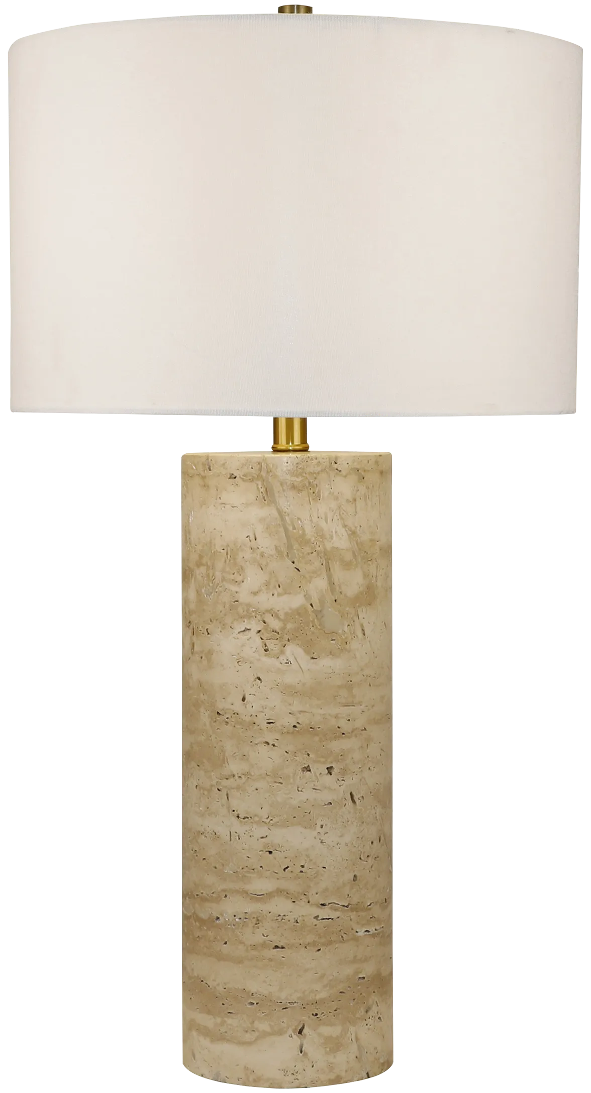 tan table lamp