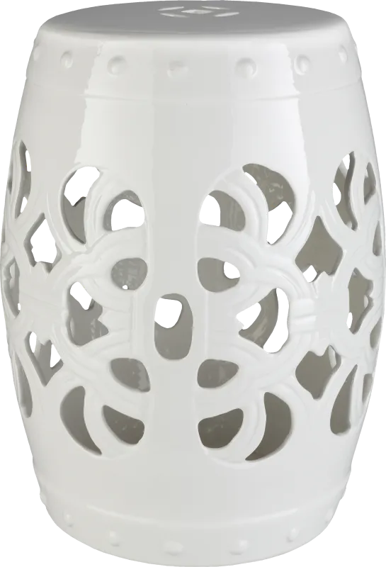 Lebone Ivory Outdoor Stool