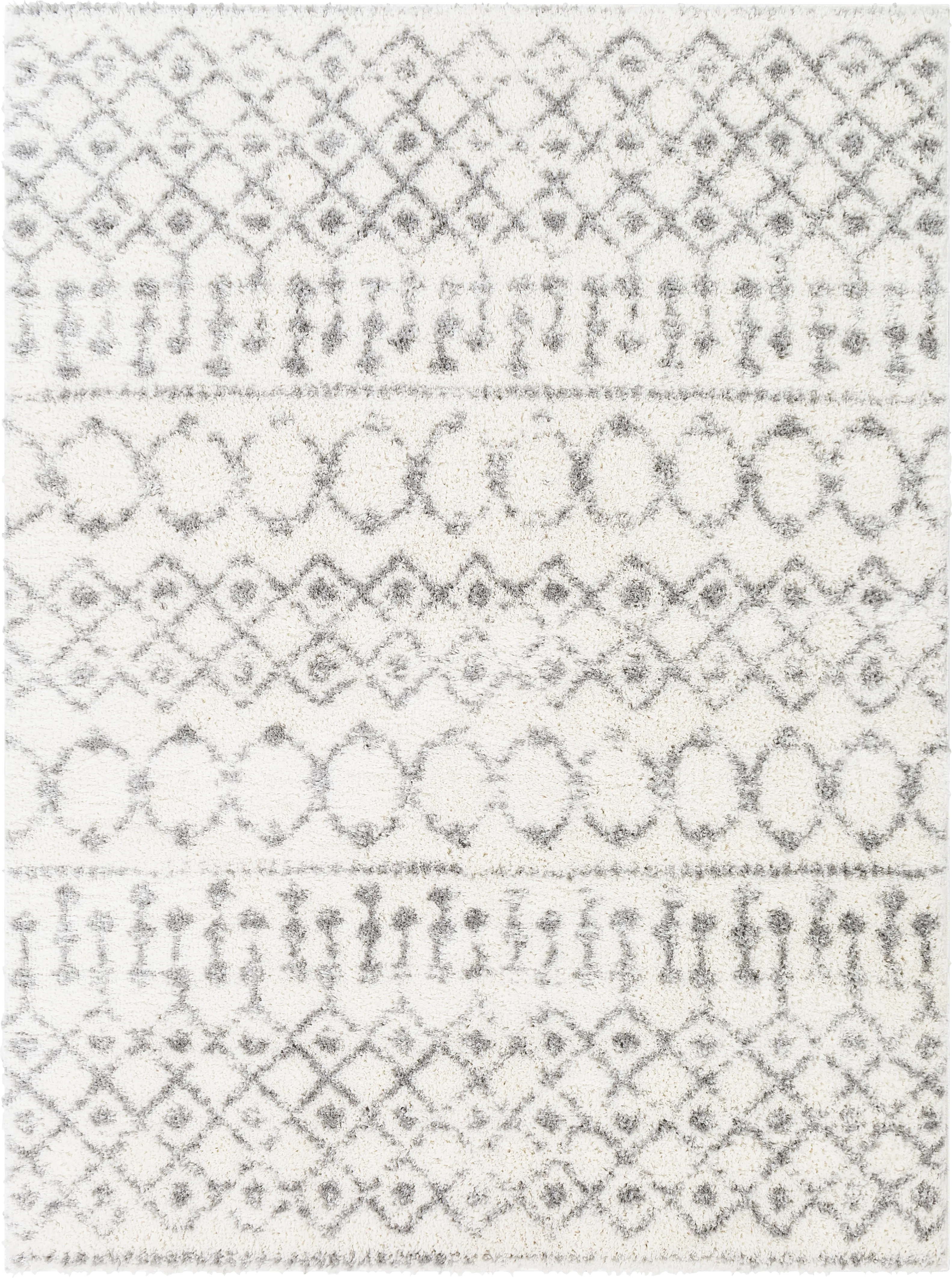 Leara Ivory 6'7 x 9' Rug - Thumbnail - Image 1