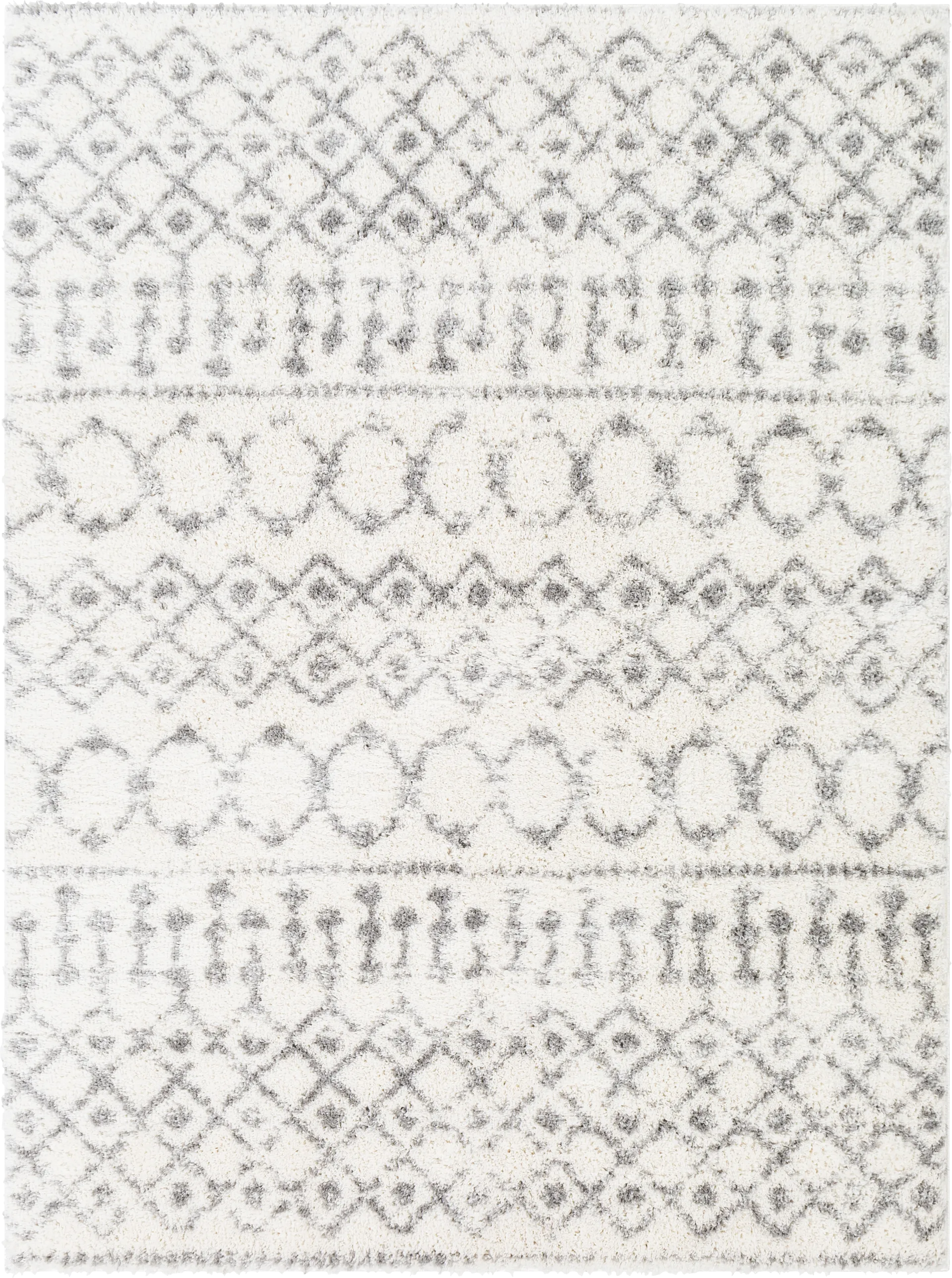 Leara Ivory 6'7 x 9' Rug - Image 1