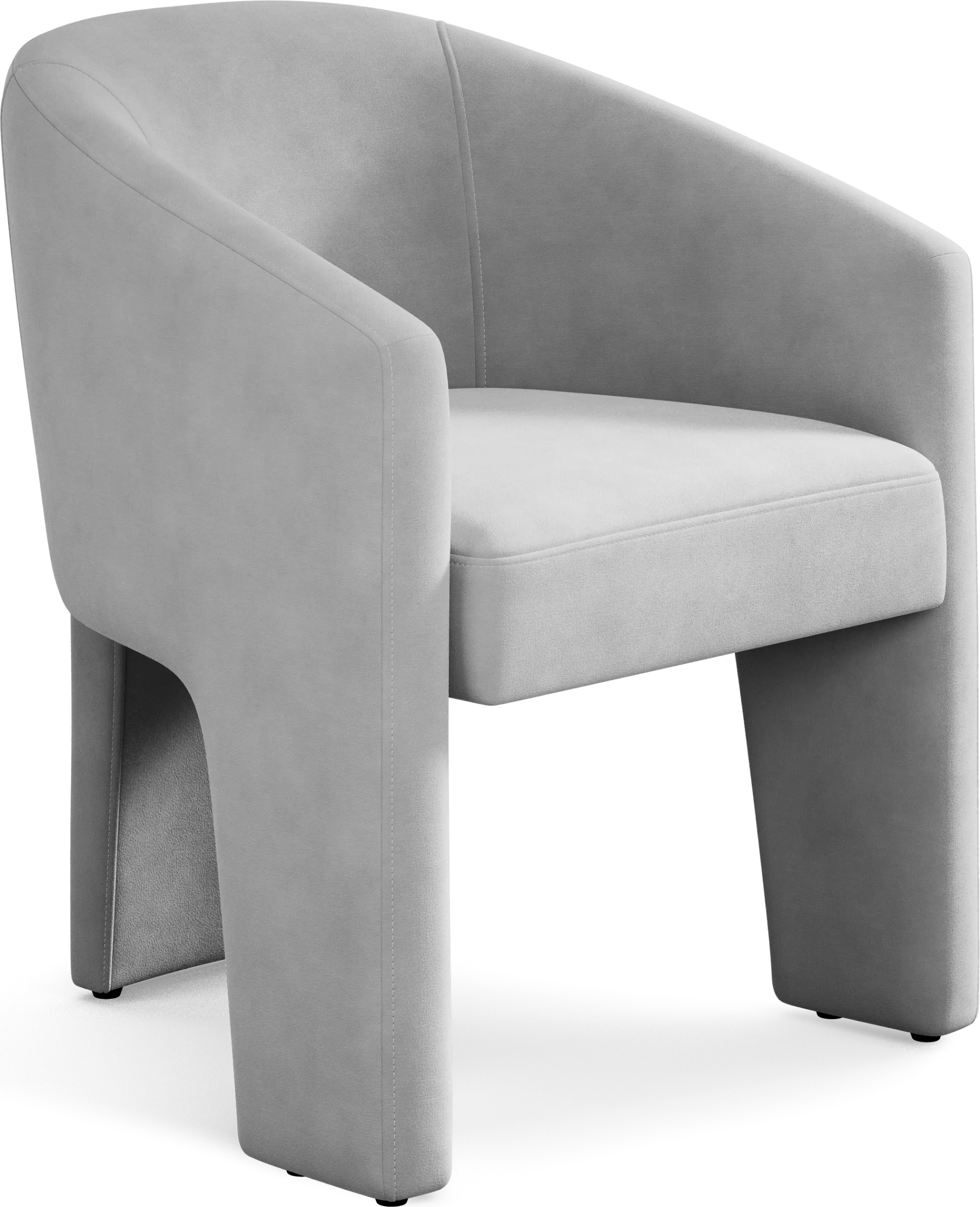 Kendall Natural 5 Pc 48" Round Dining Room with Gray Arm Chairs - Image 5