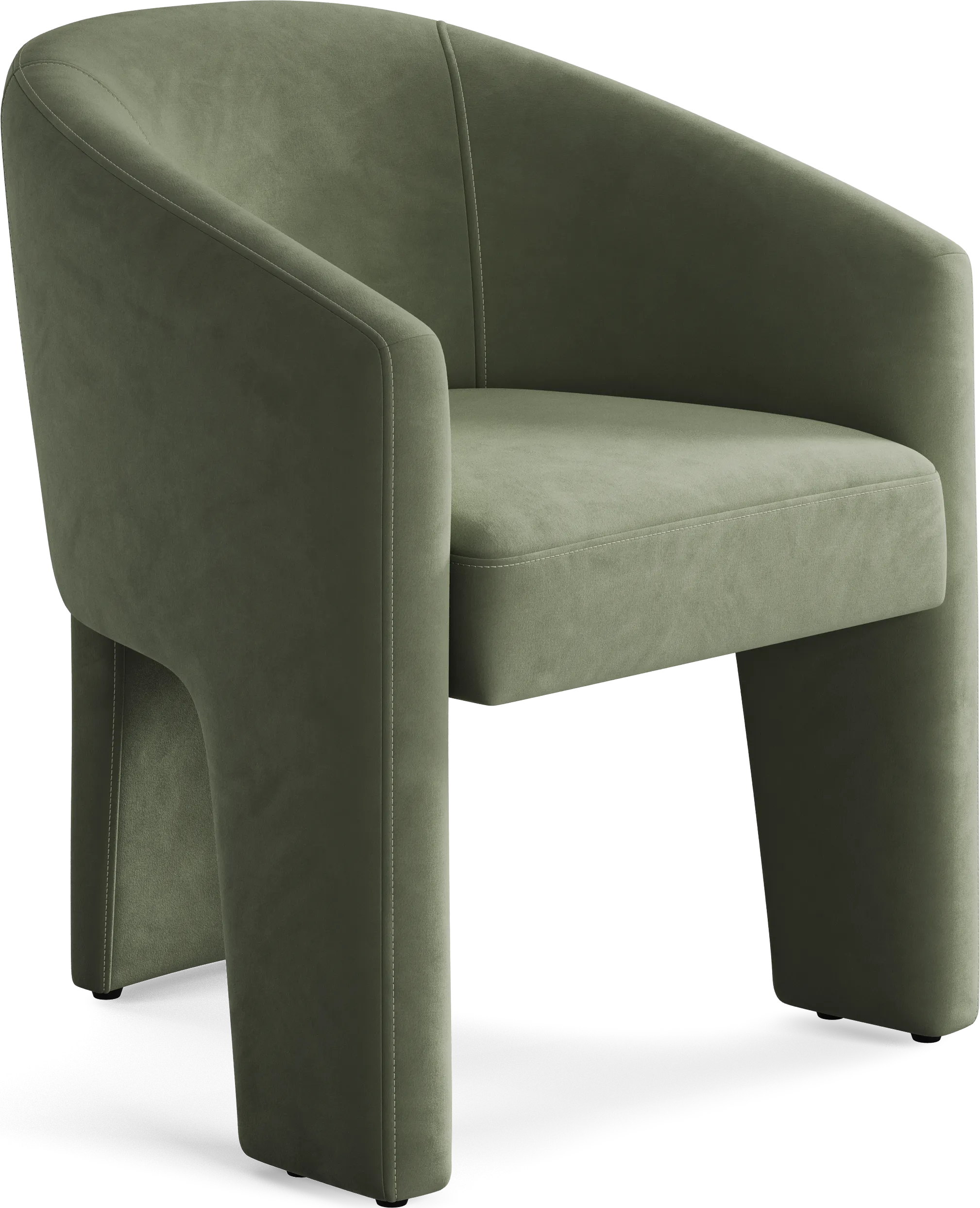 Kendall Natural 5 Pc 59" Round Dining Room with Sage Arm Chairs - Thumbnail - Image 5