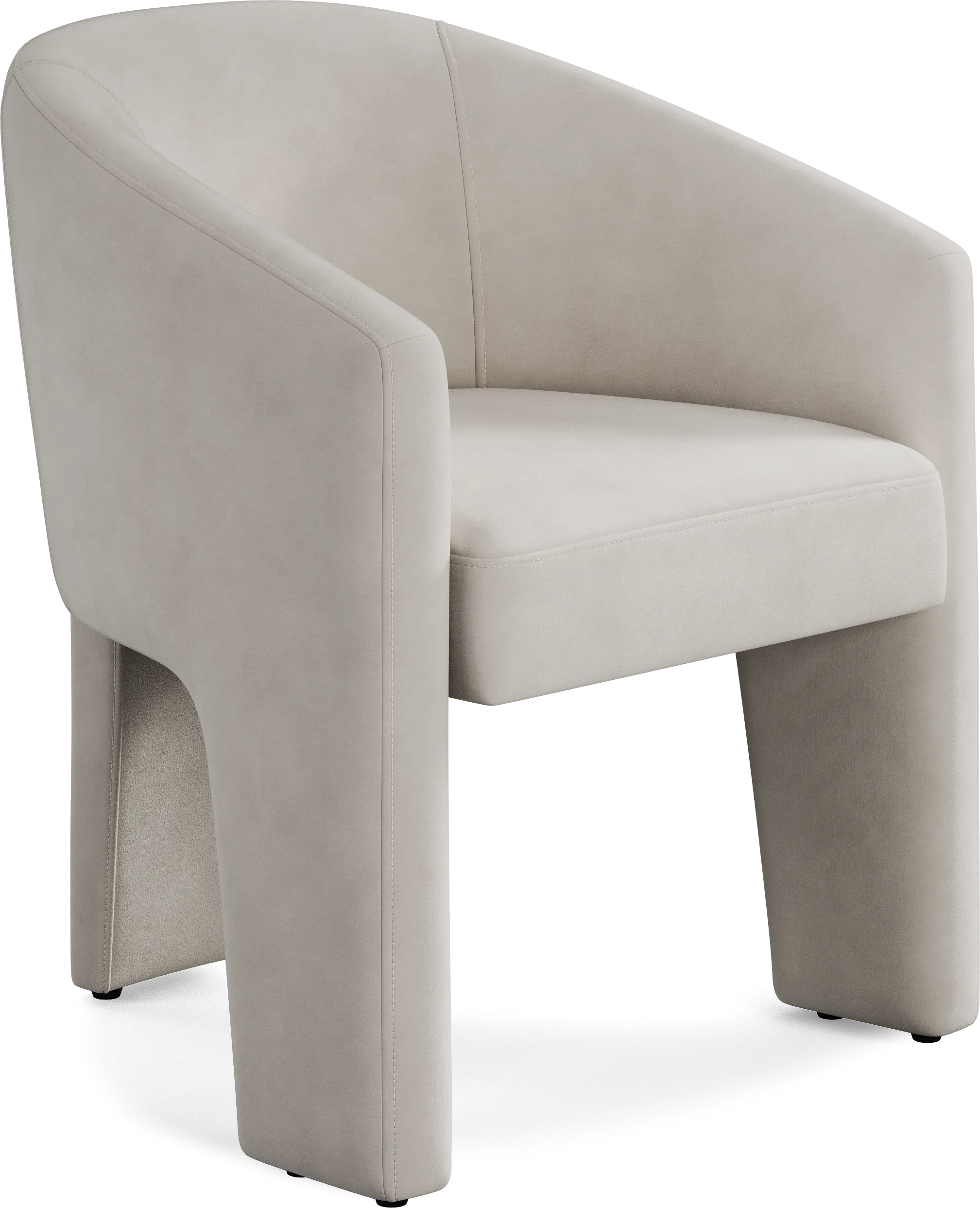 Kendall Natural 5 Pc 48" Round Dining Room with Cream Arm Chairs - Thumbnail - Image 5