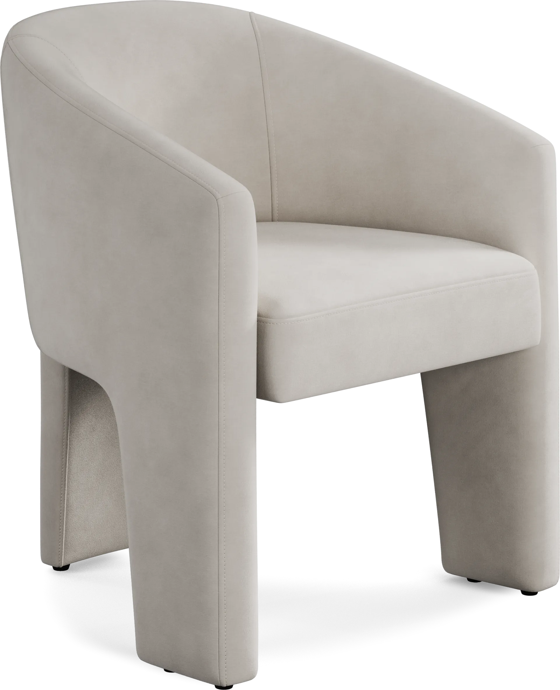 Kendall Natural 5 Pc 48" Round Dining Room with Cream Arm Chairs - Image 5