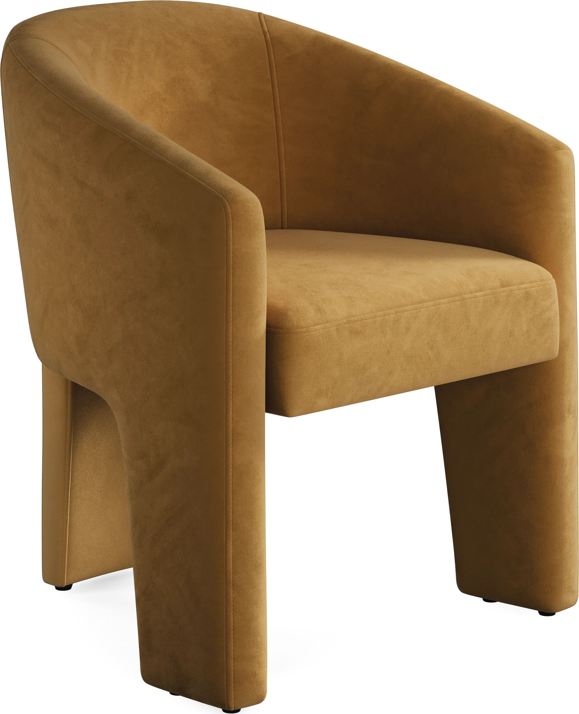 Kendall Black 5 Pc 48" Round Dining Room with Gold Arm Chairs - Thumbnail - Image 3
