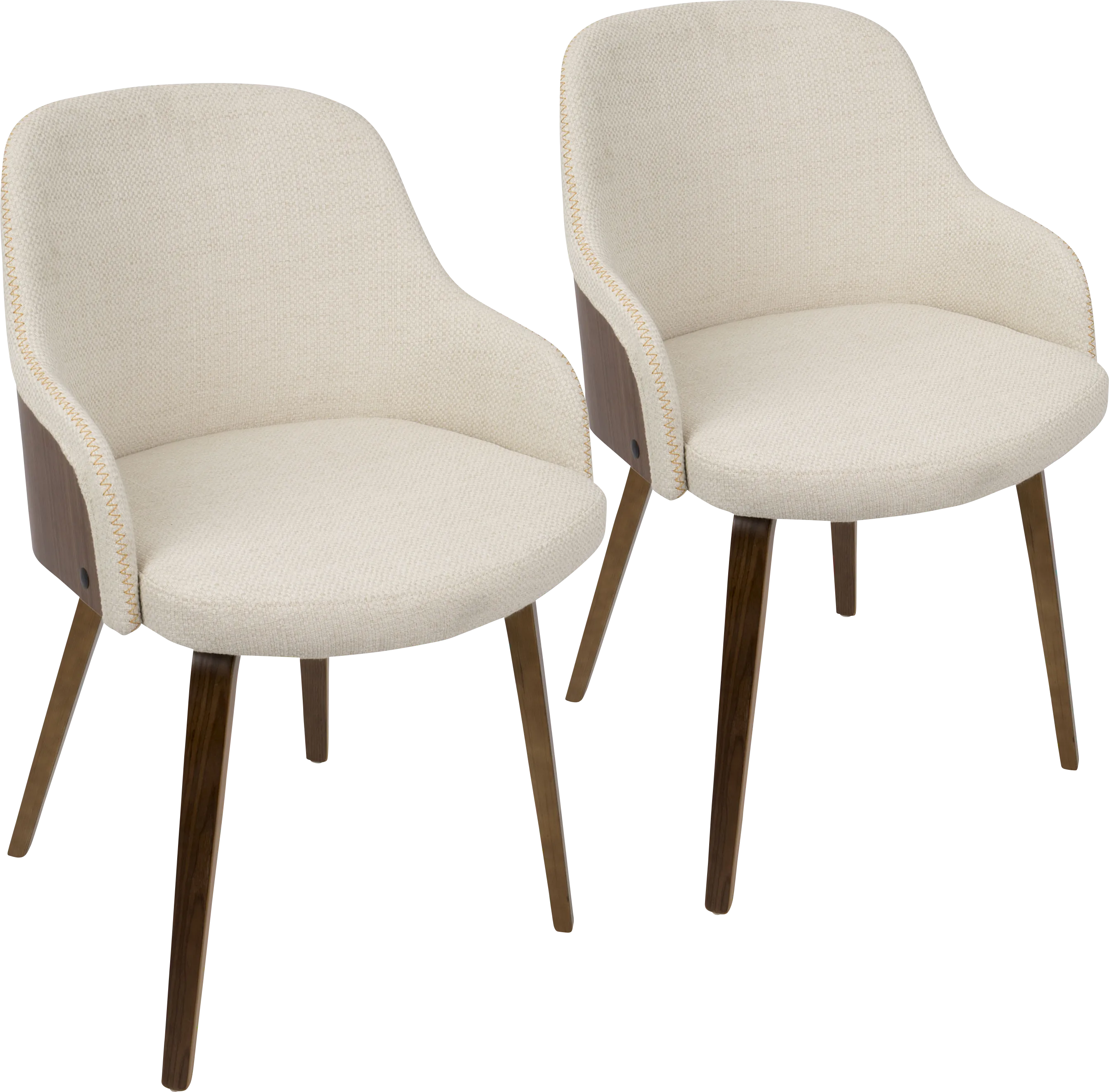 Sappington Cream Side Chair, Set of 2 - Thumbnail - Image 1
