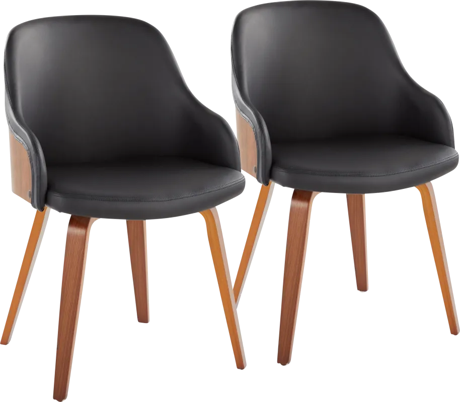 Sappington II Black Side Chair, Set of 2