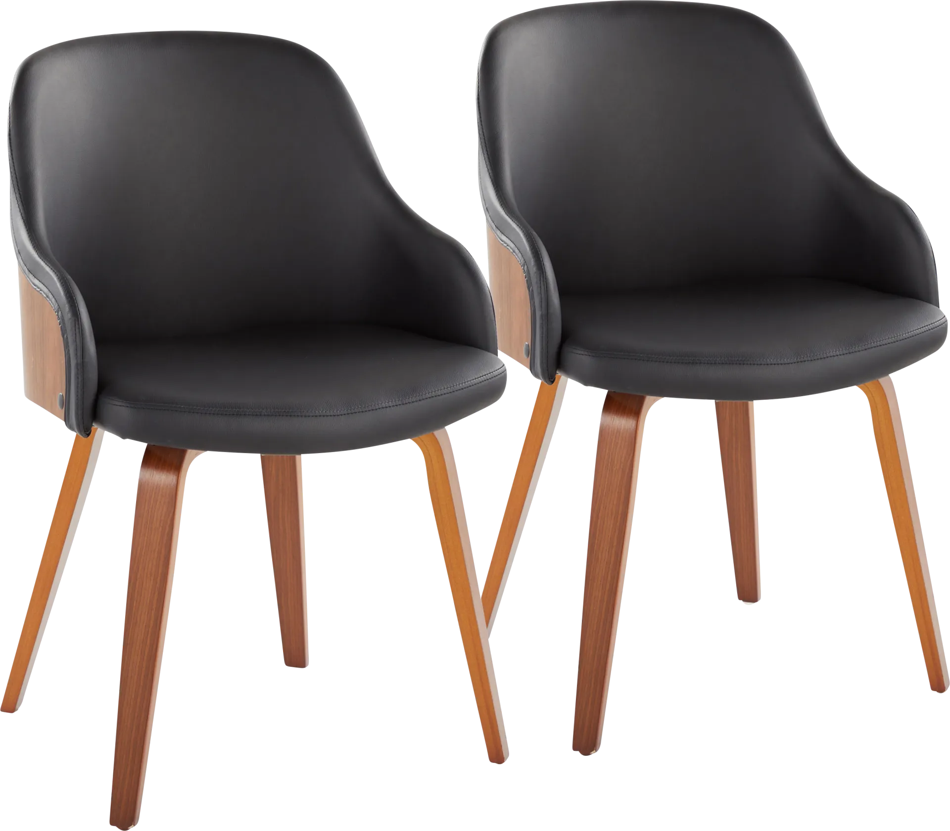 Sappington II Black Side Chair, Set of 2 - Image 1