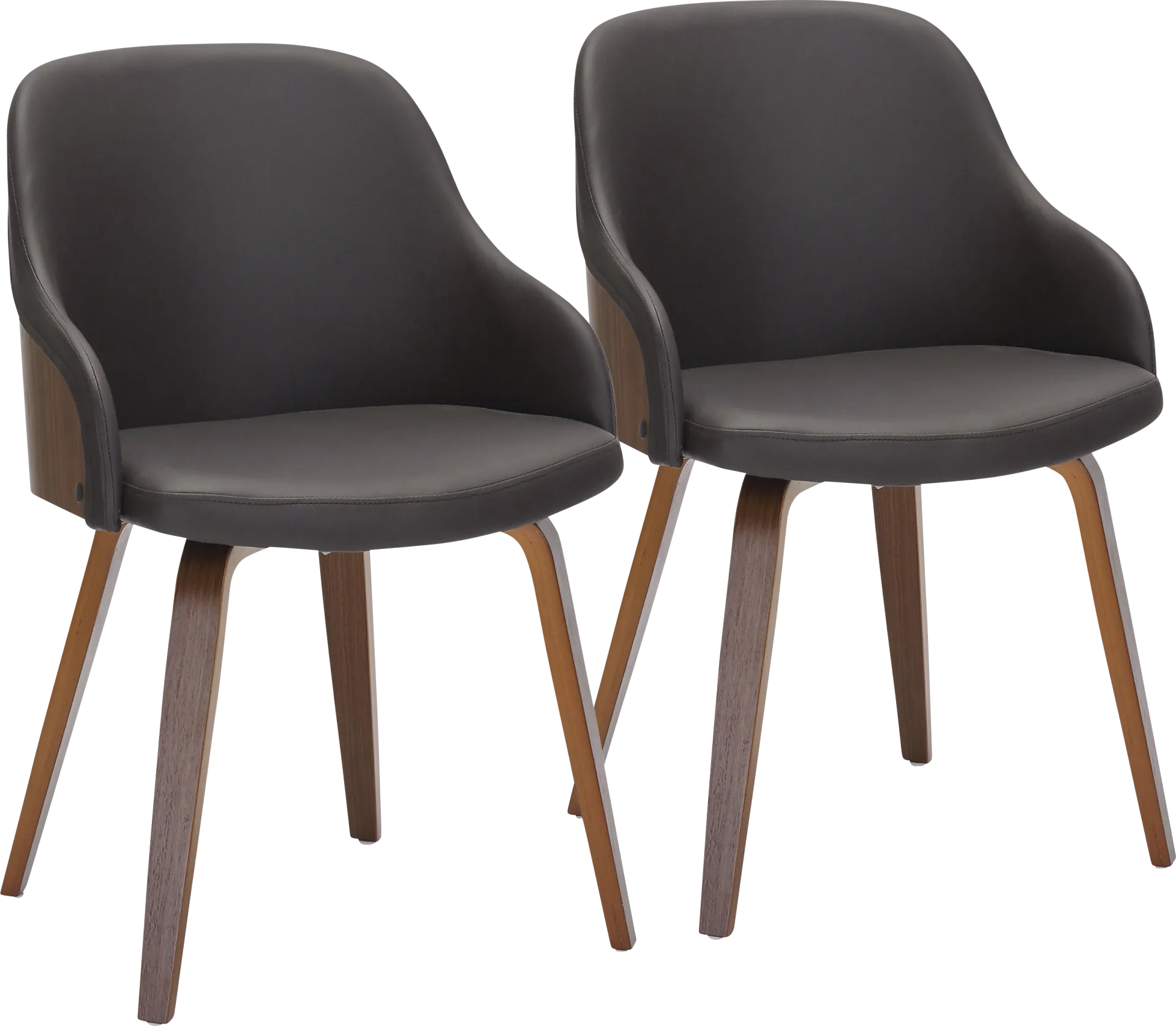 Sappington II Brown Side Chair, Set of 2 - Image 1