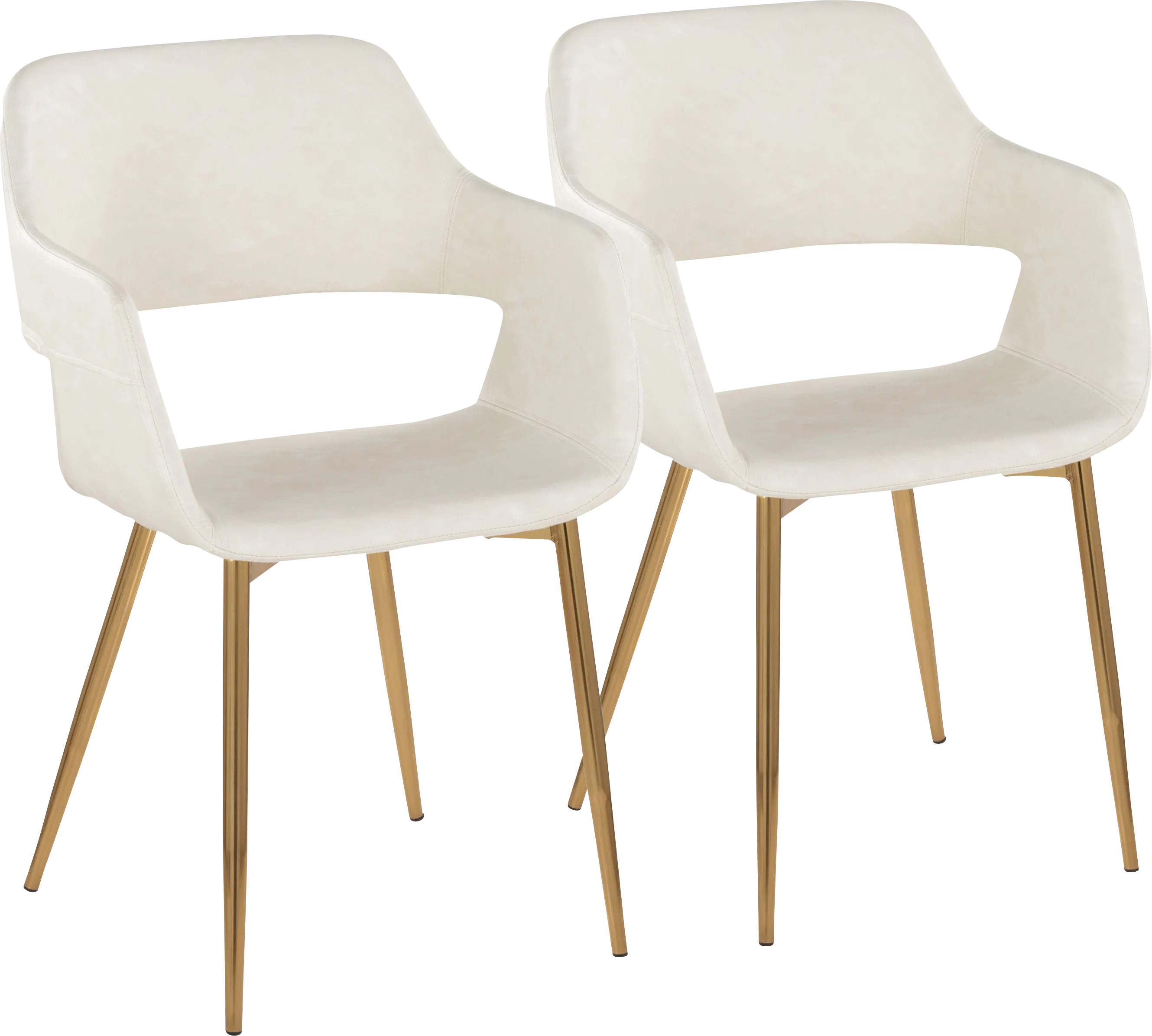 Naibor I Cream Arm Chair, Set of 2 - Thumbnail - Image 1