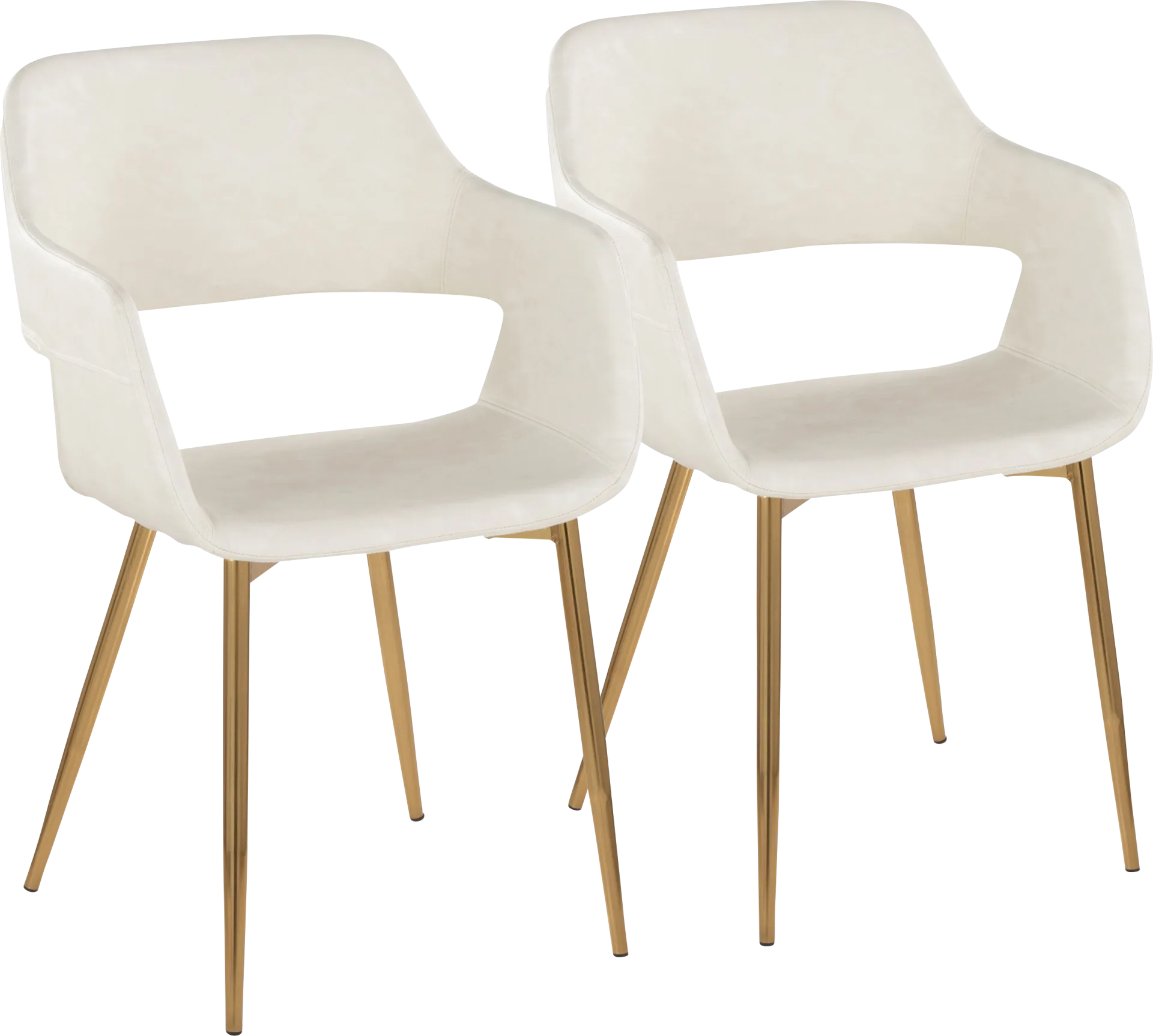 Naibor I Cream Arm Chair, Set of 2 - Image 1