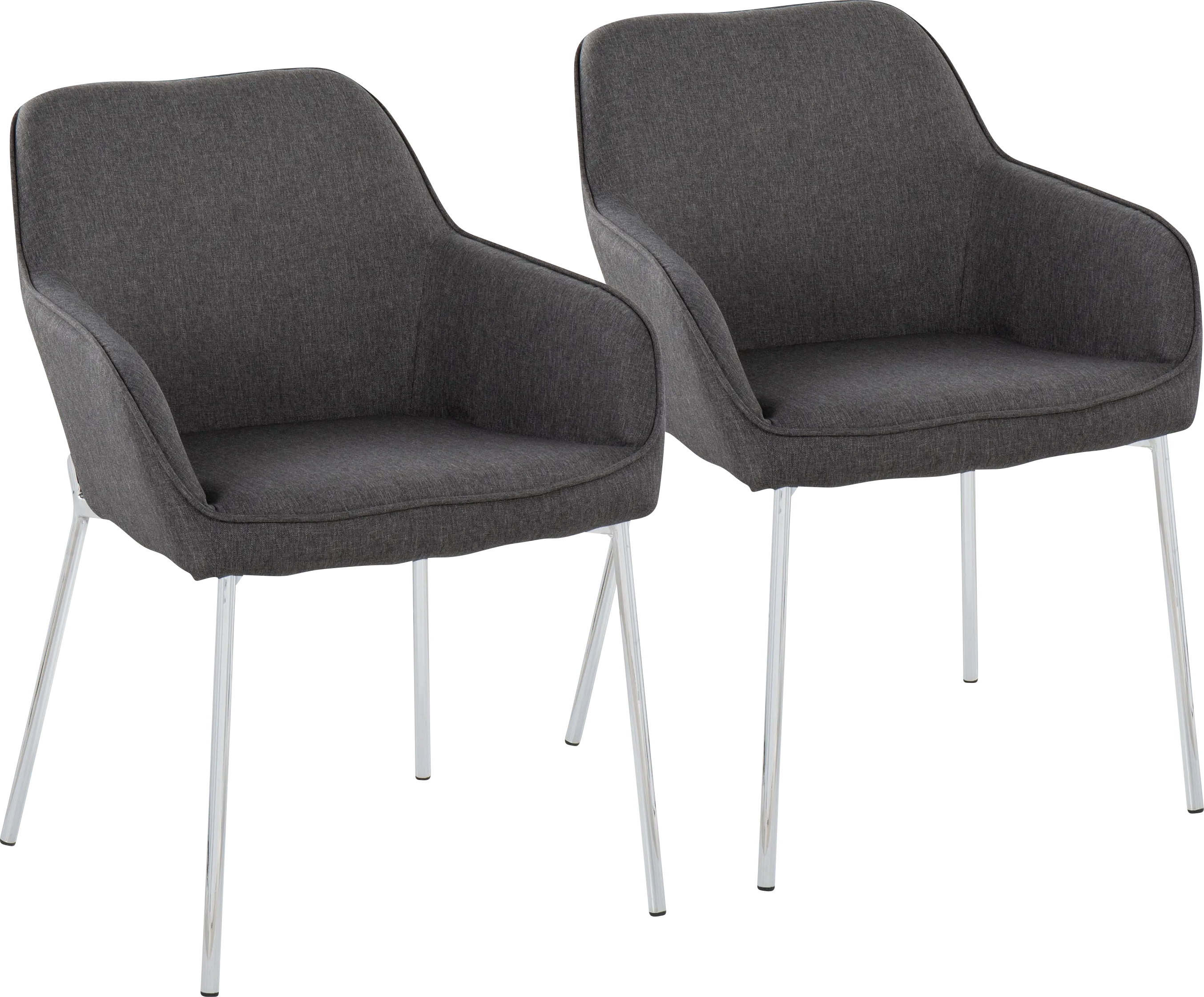 Speirit II Charcoal Arm Chair, Set of 2 - Thumbnail - Image 1