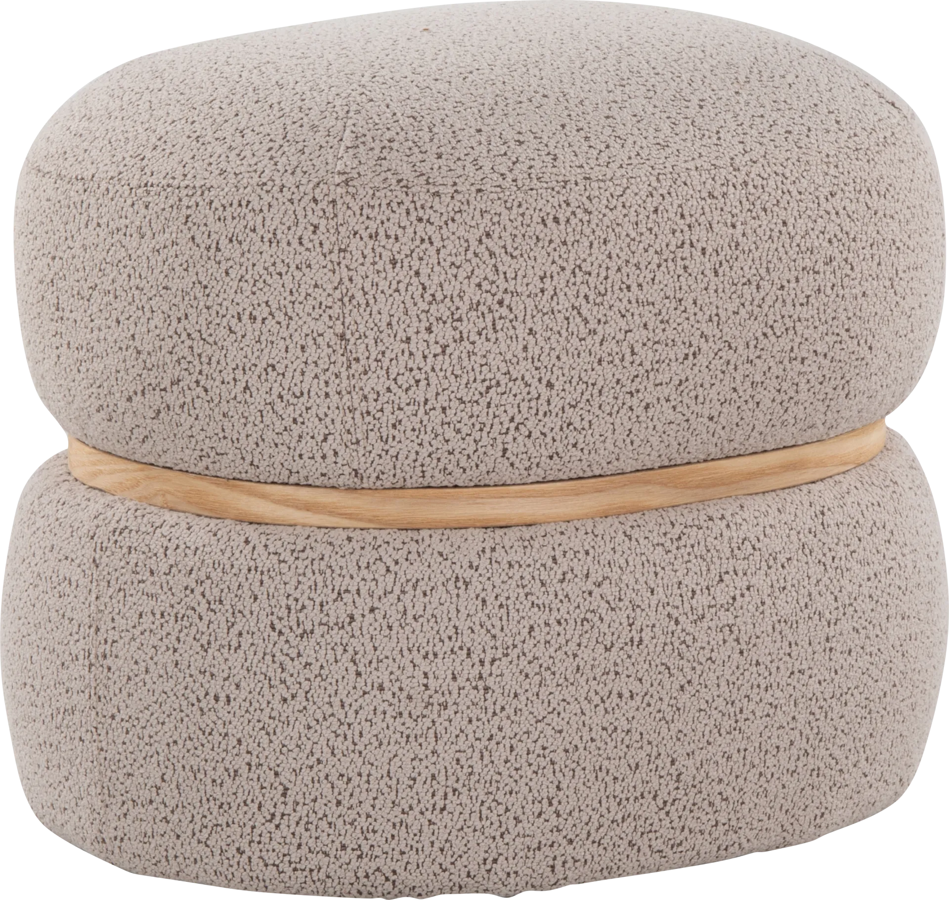 Dreim Beige Ottoman - Image 1