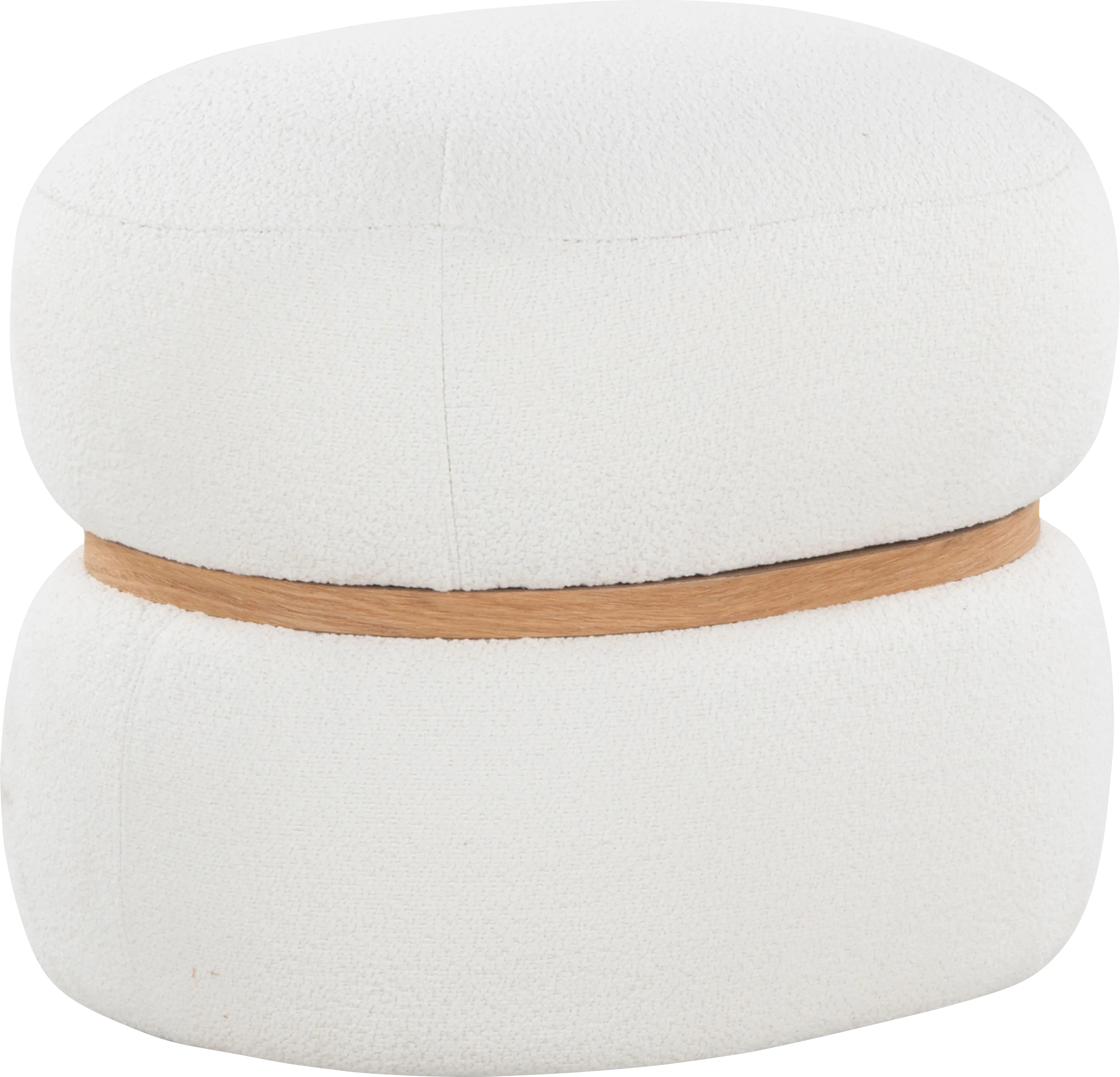 Dreim Cream Ottoman