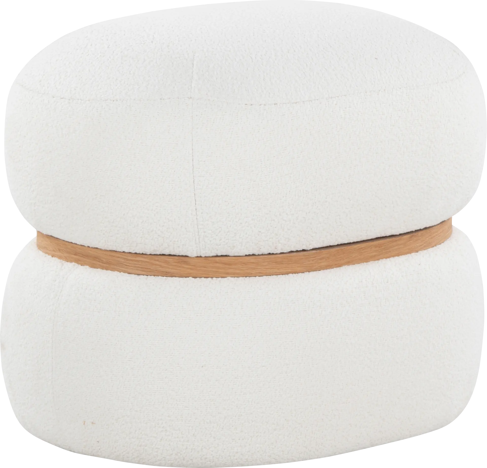 Dreim Cream Ottoman