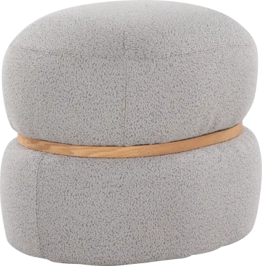 Dreim Gray Ottoman