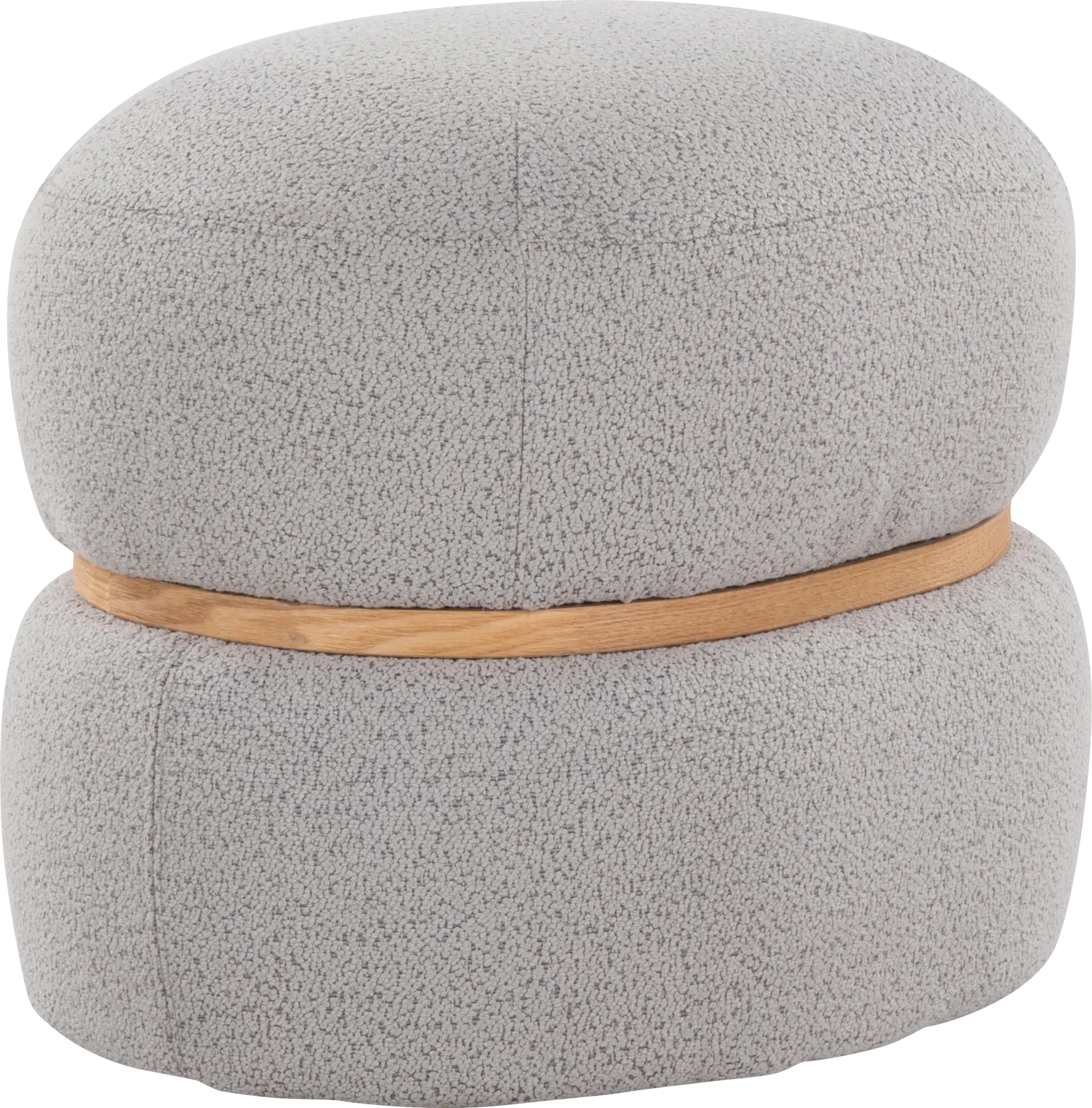 Dreim Gray Ottoman