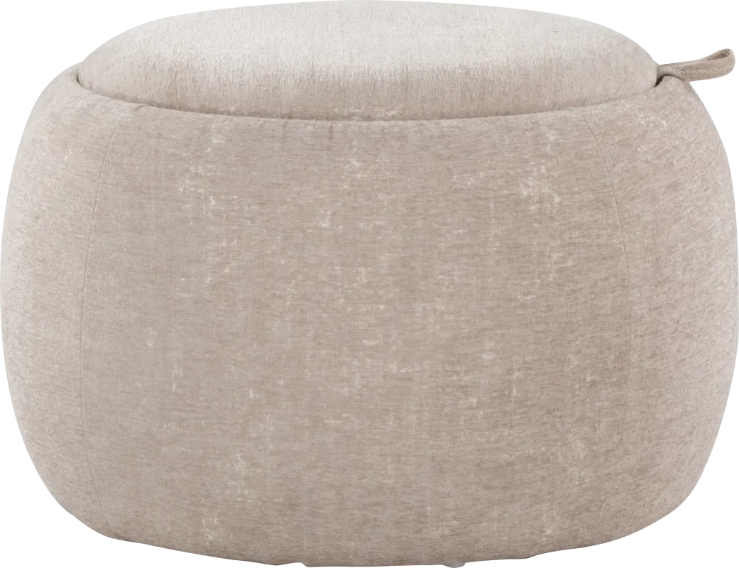 Lokit Light Brown Pouf