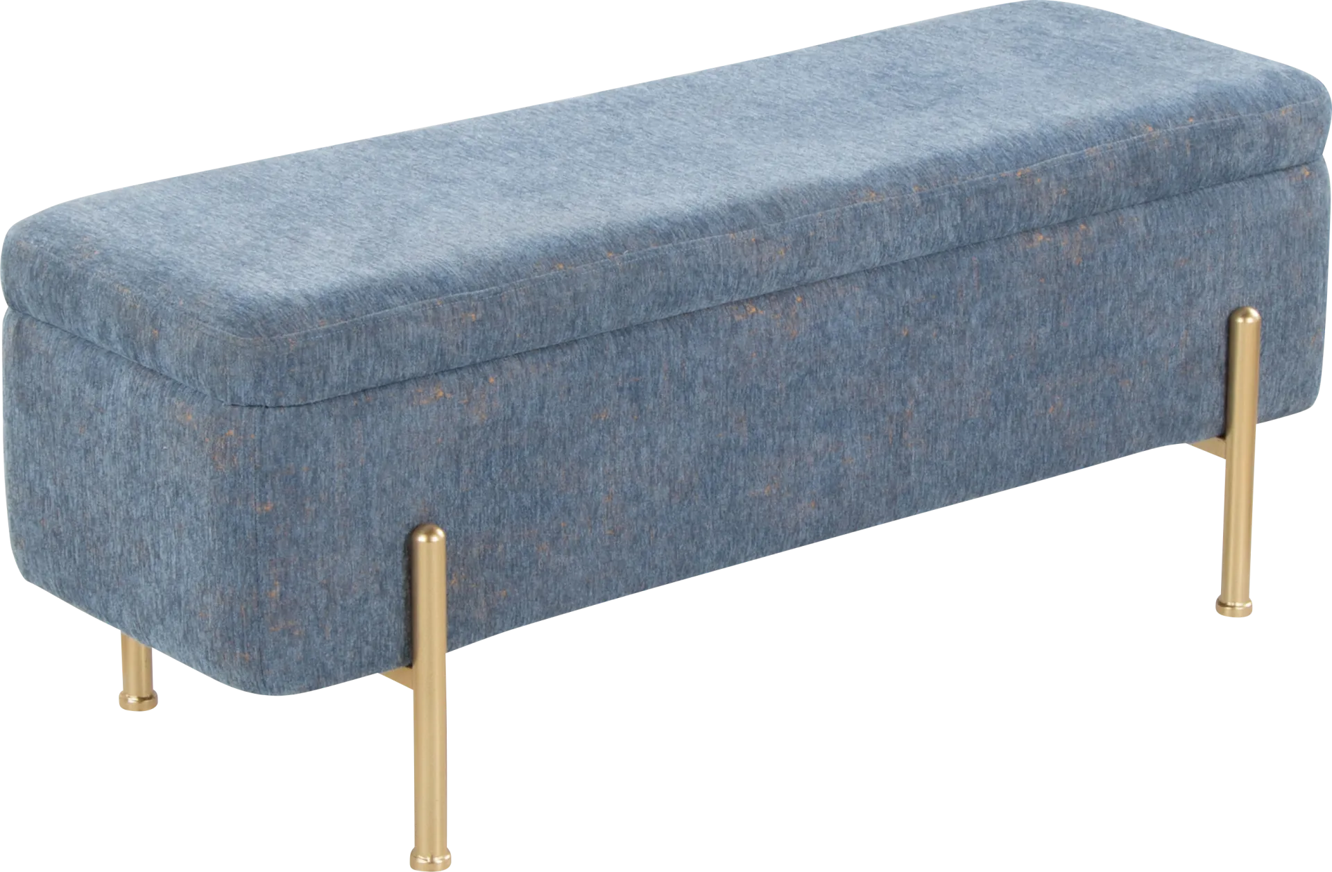 Smout Blue Storage Bench - Image 1