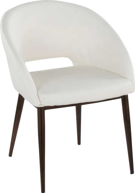 Miznner II White Accent Chair
