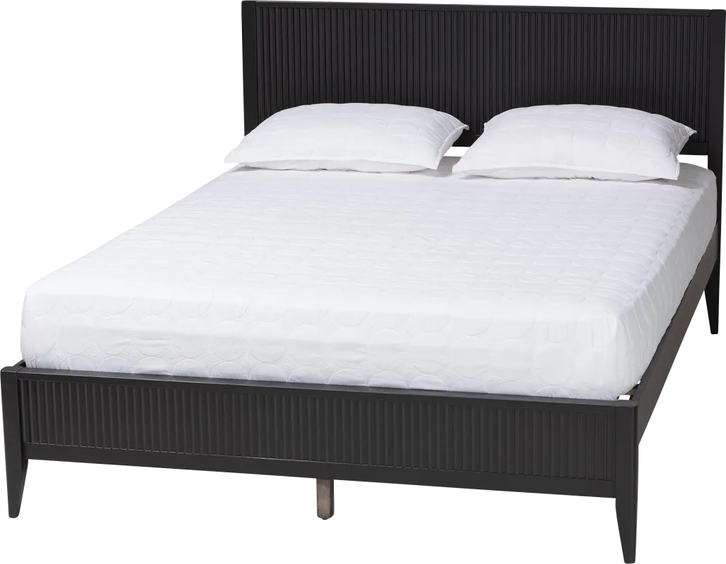 Steagall Black Queen Bed