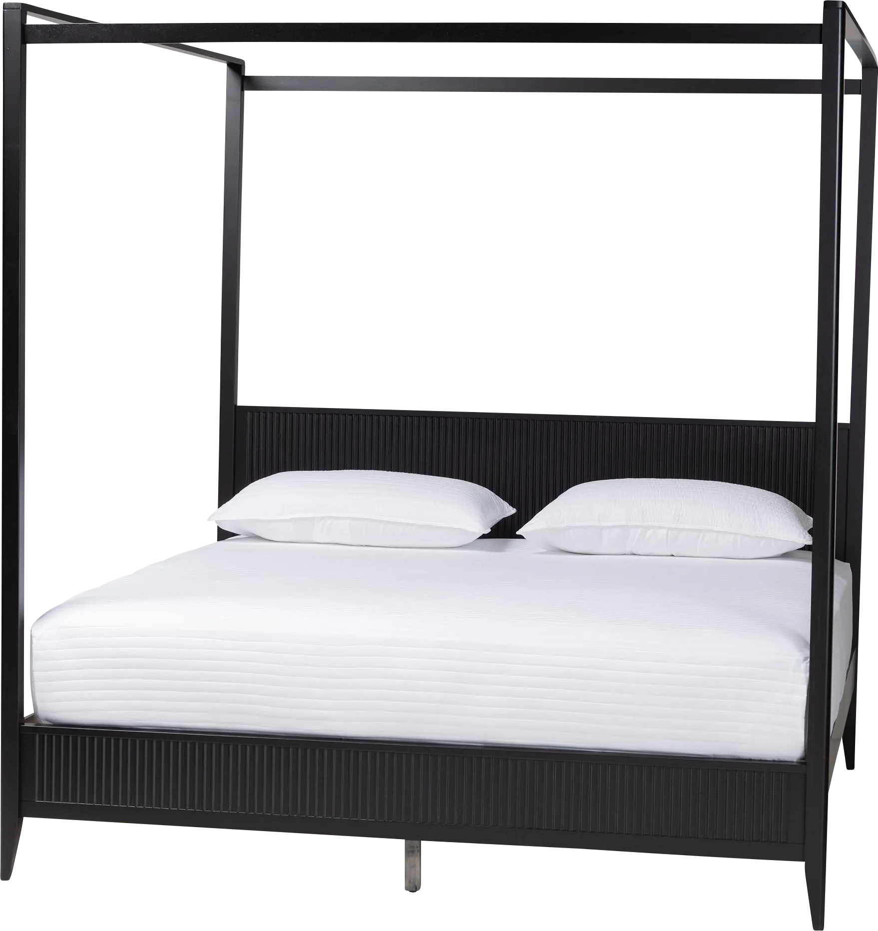 Steagall Black King Canopy Bed - Thumbnail - Image 1