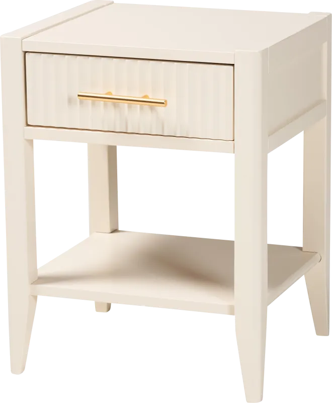 Steagall Ivory Nightstand