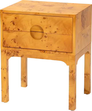 Ogontz Brown Nightstand