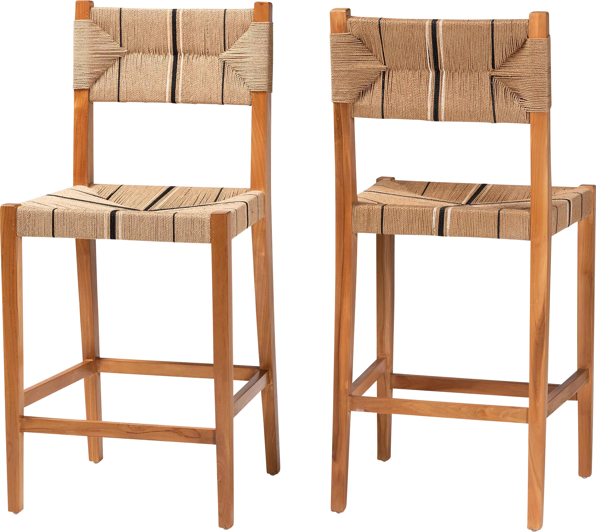 Devanshire Brown Barstool, Set of 2 - Thumbnail - Image 1
