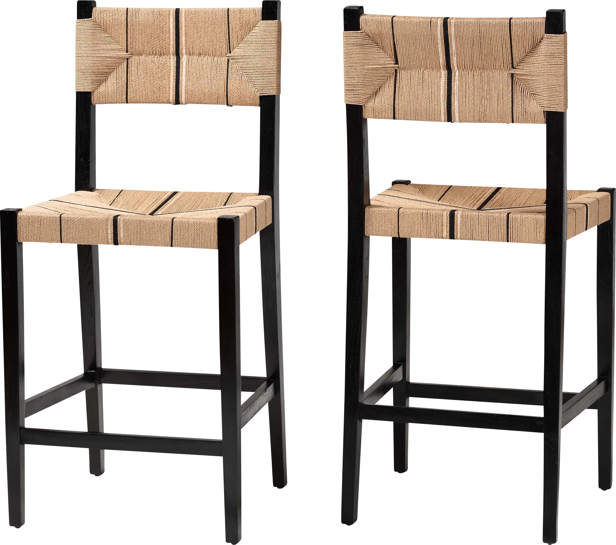 Devanshire Black Barstool, Set of 2 - Thumbnail - Image 1