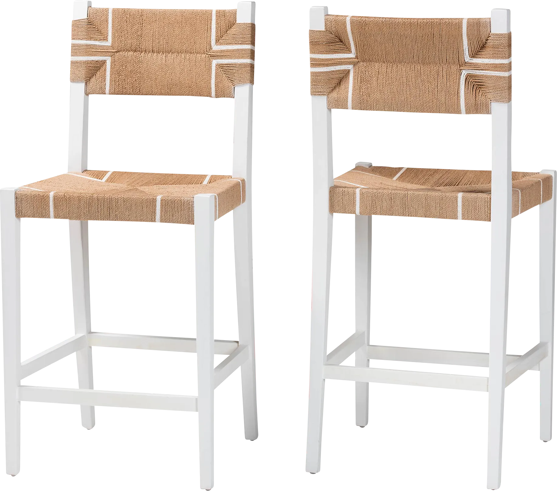 Disston Brown Barstool, Set of 2 - Thumbnail - Image 1