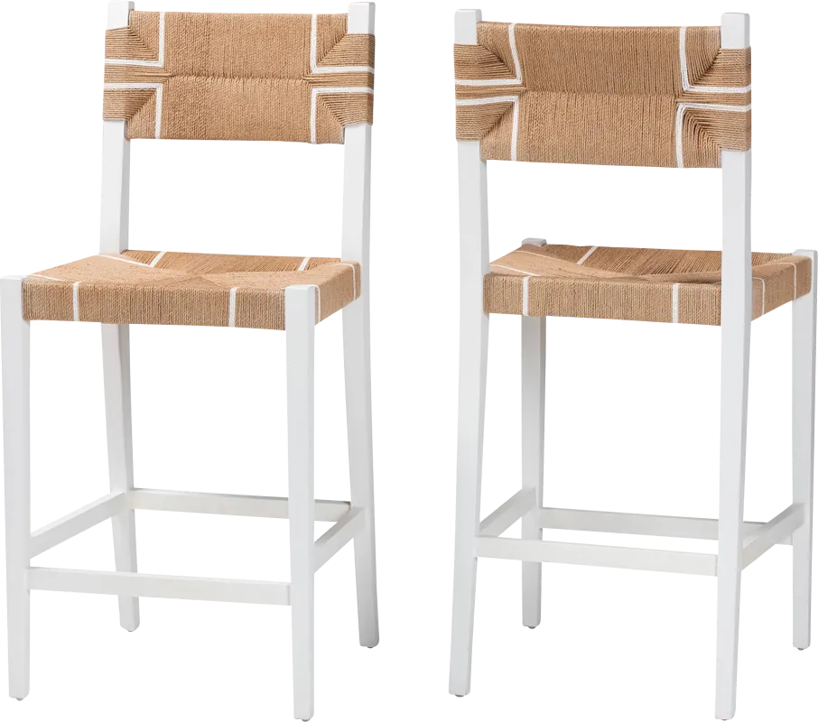 Disston Brown Barstool, Set of 2