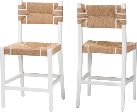 Disston Brown Counter Stool, Set of 2