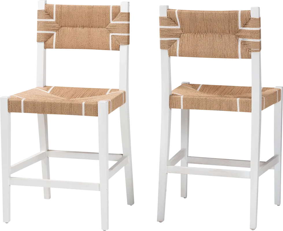 Disston Brown Counter Stool, Set of 2