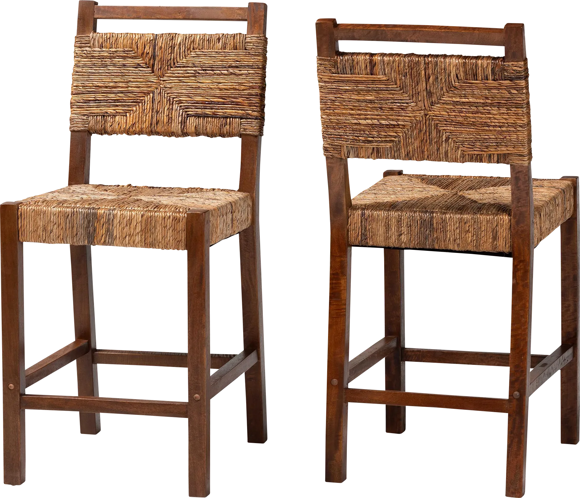 Ditman Brown Counter Stool, Set of 2 - Thumbnail - Image 1