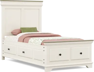 twin storage bed