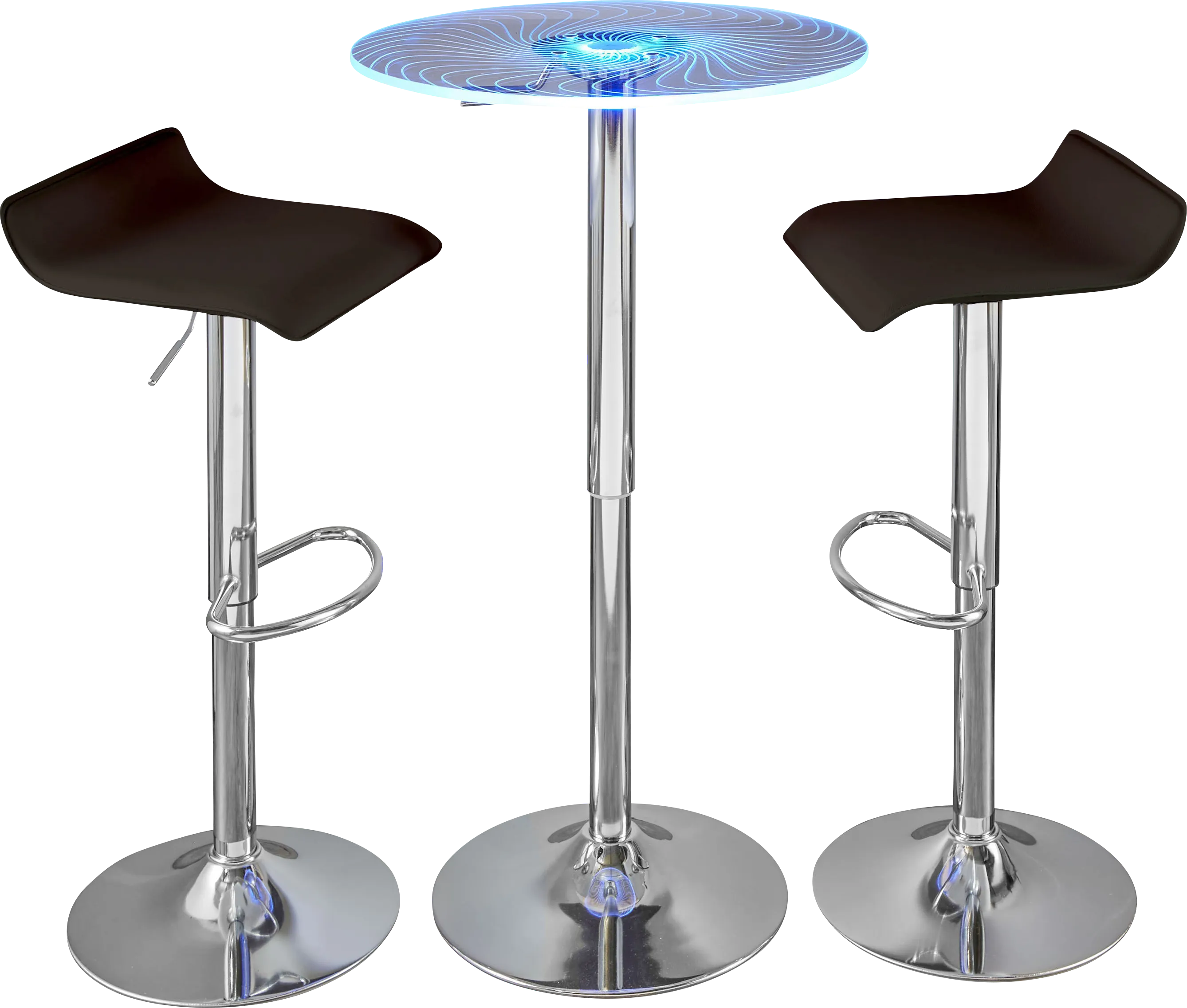 Krystl Brown Adjustable 3 Pc Bar Set - Thumbnail - Image 1