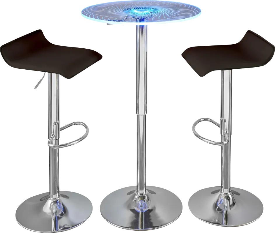Krystl Brown Adjustable 3 Pc Bar Set