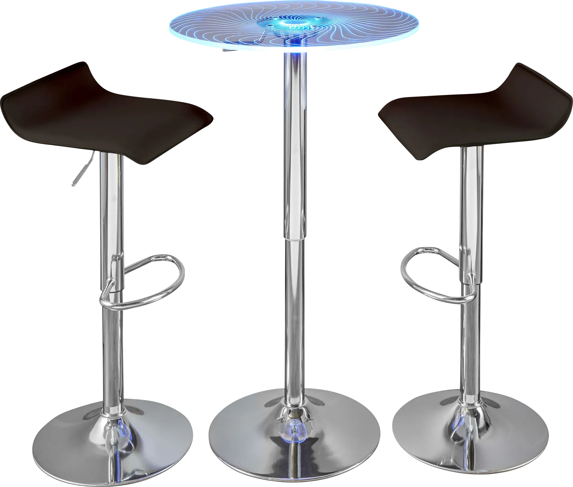 Krystl Brown Adjustable 3 Pc Bar Set - Image 1