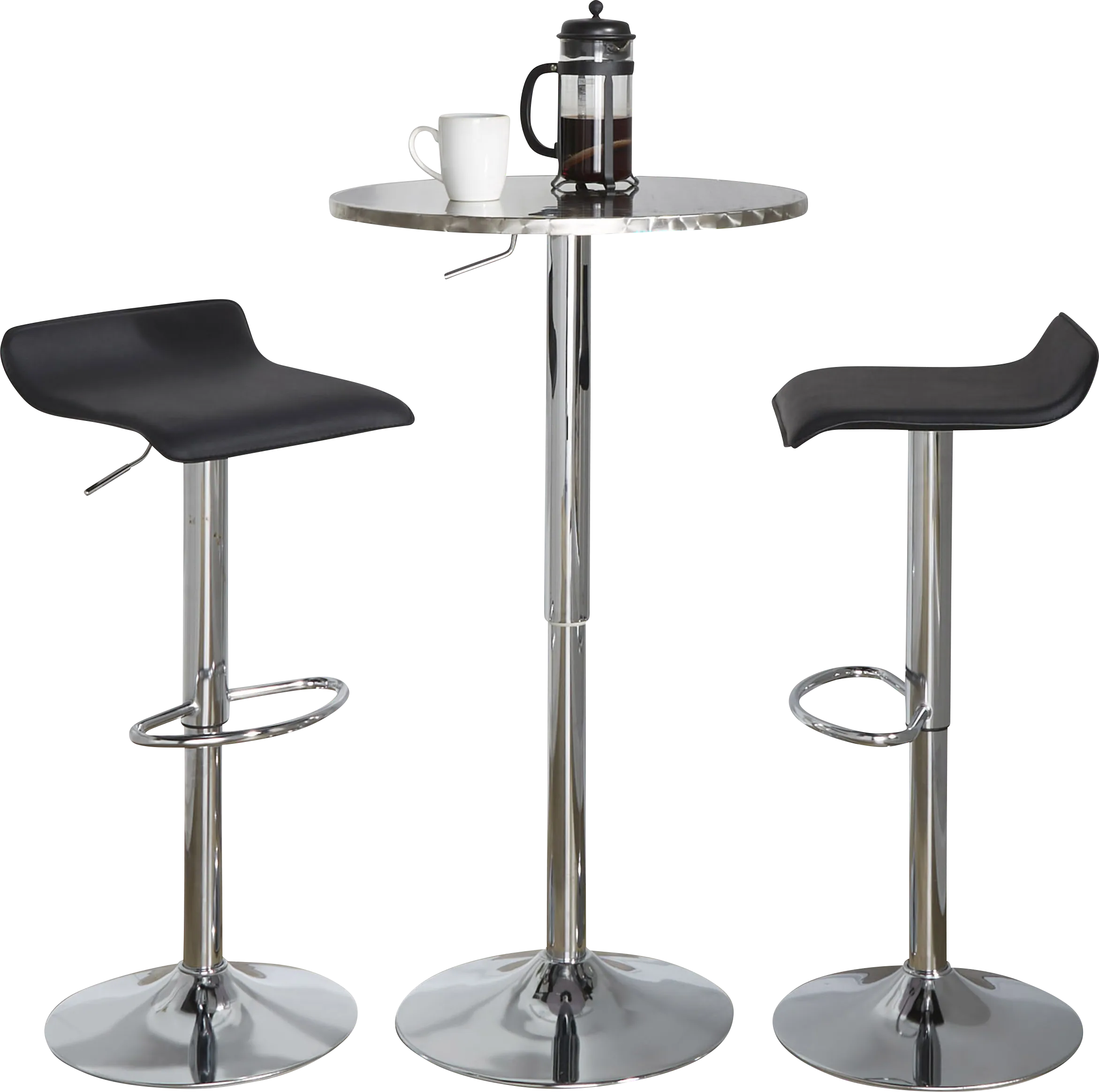 Lebato II Black Adjustable 3 Pc Bar Set - Thumbnail - Image 1