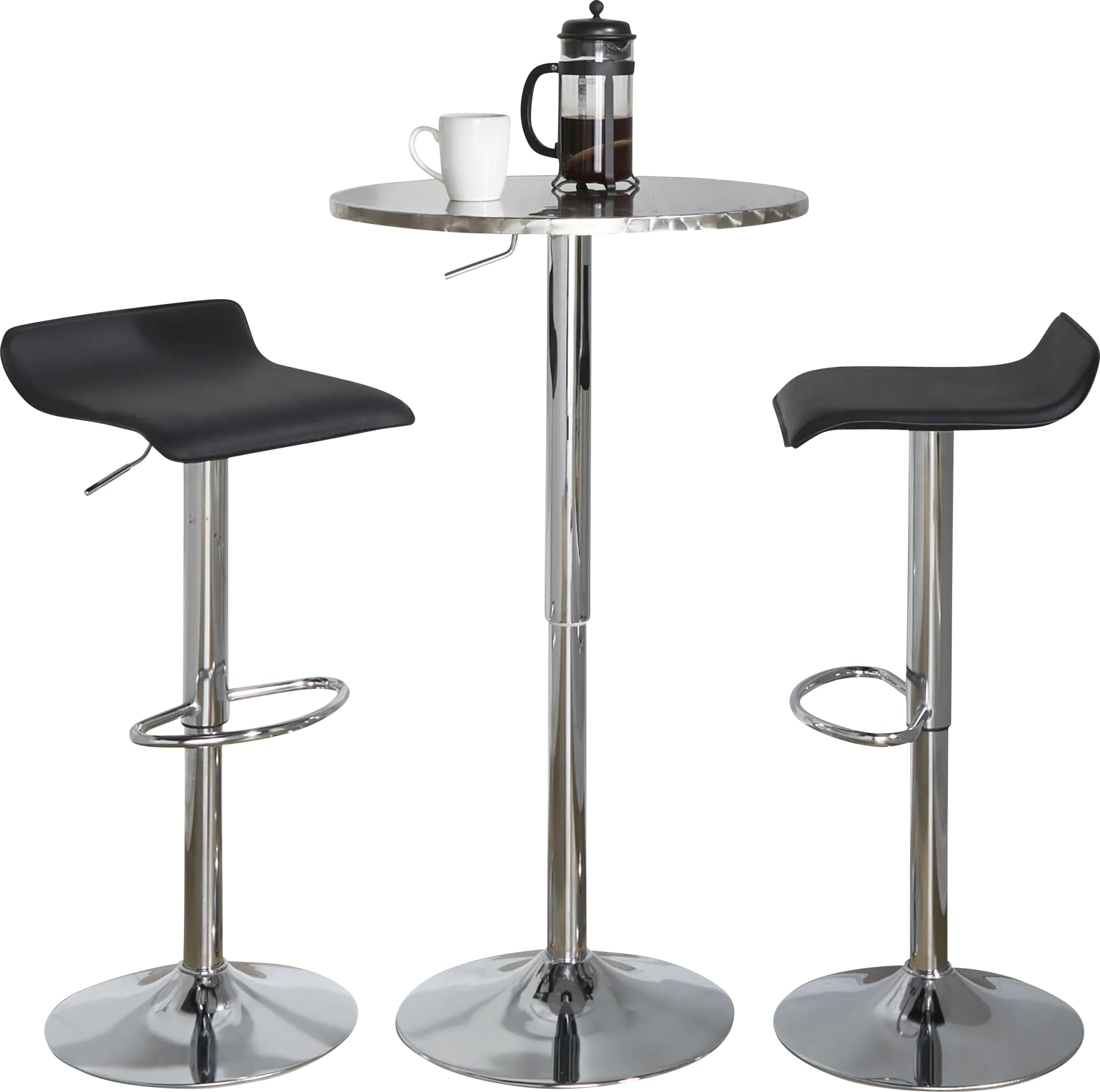 Lebato II Black Adjustable 3 Pc Bar Set - Image 1