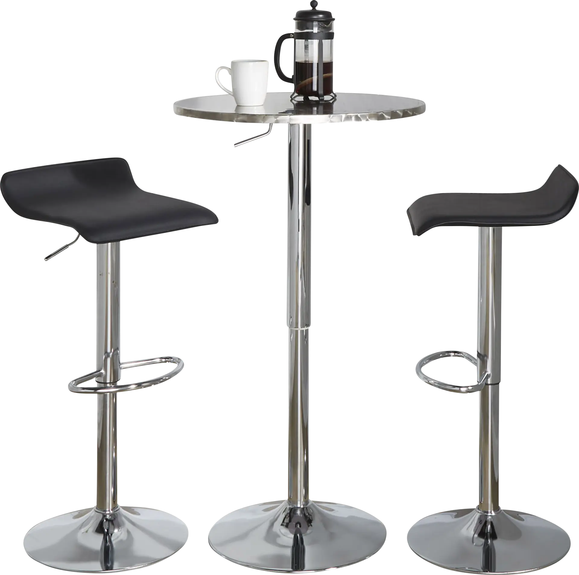 Lebato II Black Adjustable 3 Pc Bar Set