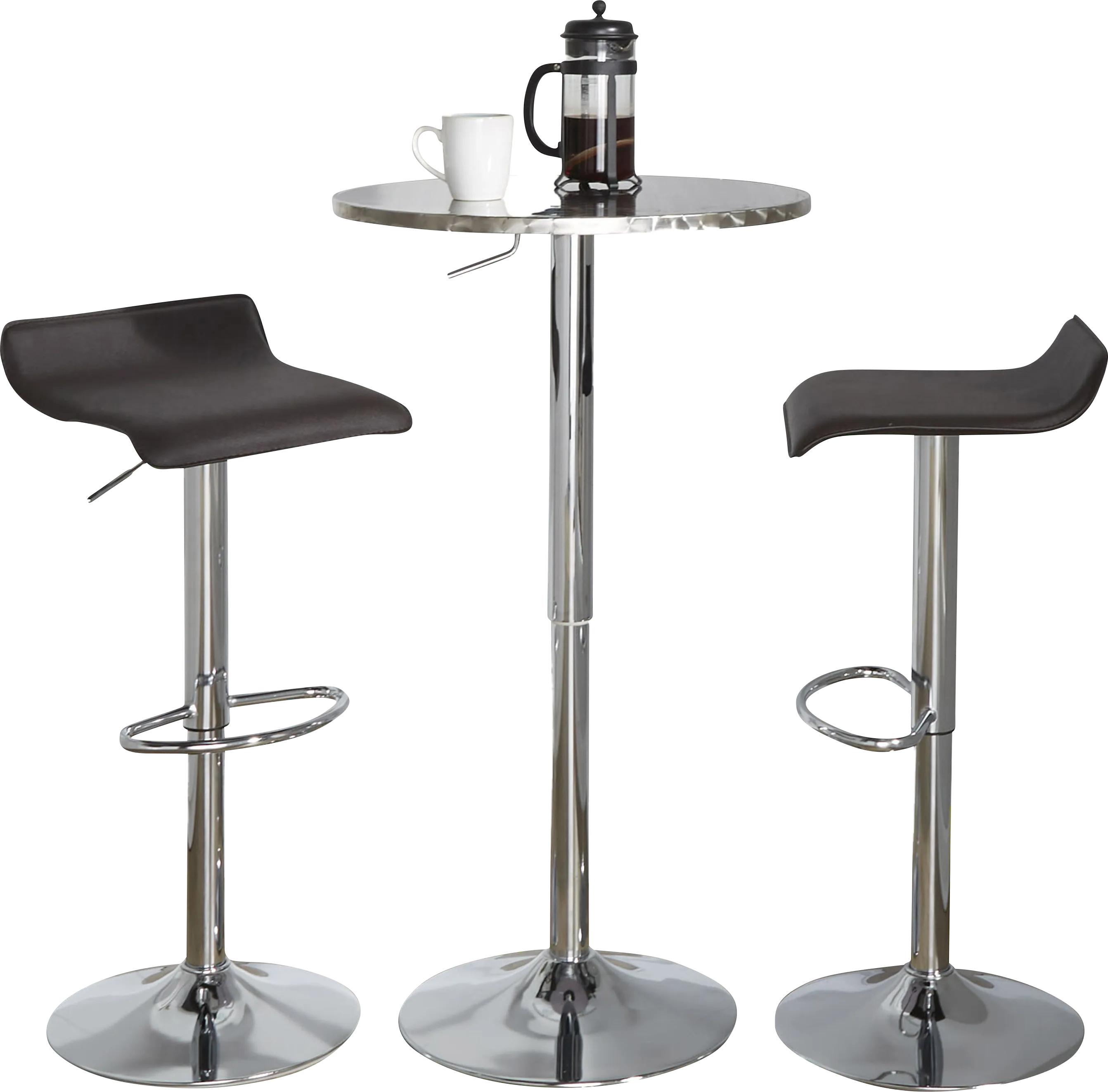 Lebato II Brown Adjustable 3 Pc Bar Set - Thumbnail - Image 1