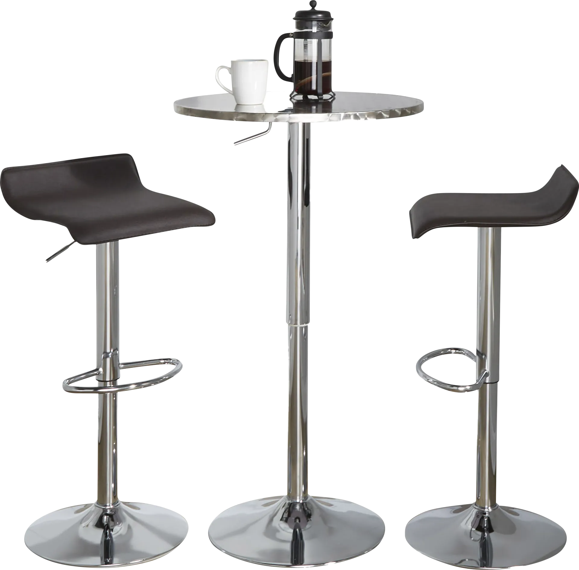 Lebato II Brown Adjustable 3 Pc Bar Set - Image 1