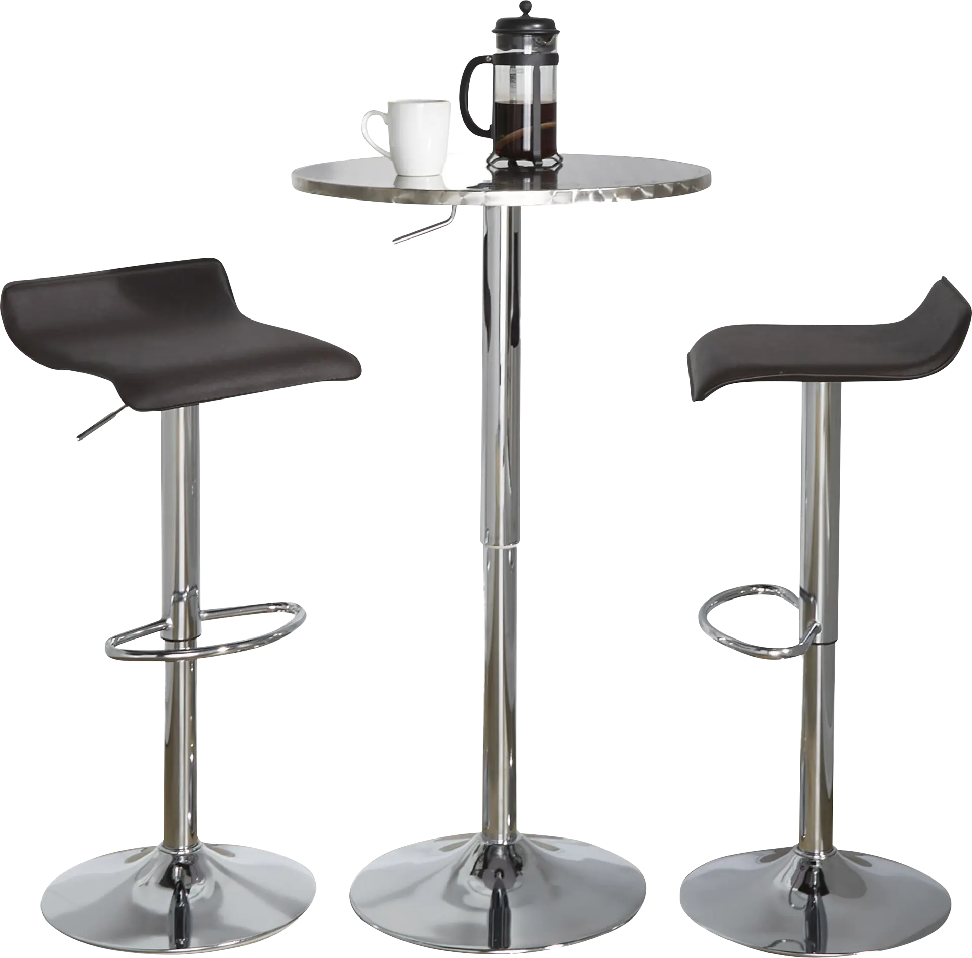 Lebato II Brown Adjustable 3 Pc Bar Set
