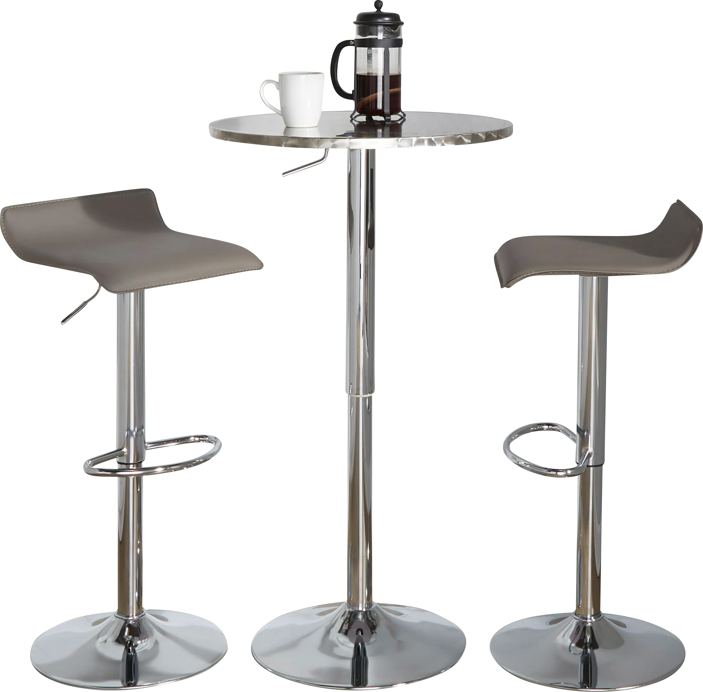 Lebato II Gray Adjustable 3 Pc Bar Set - Thumbnail - Image 1