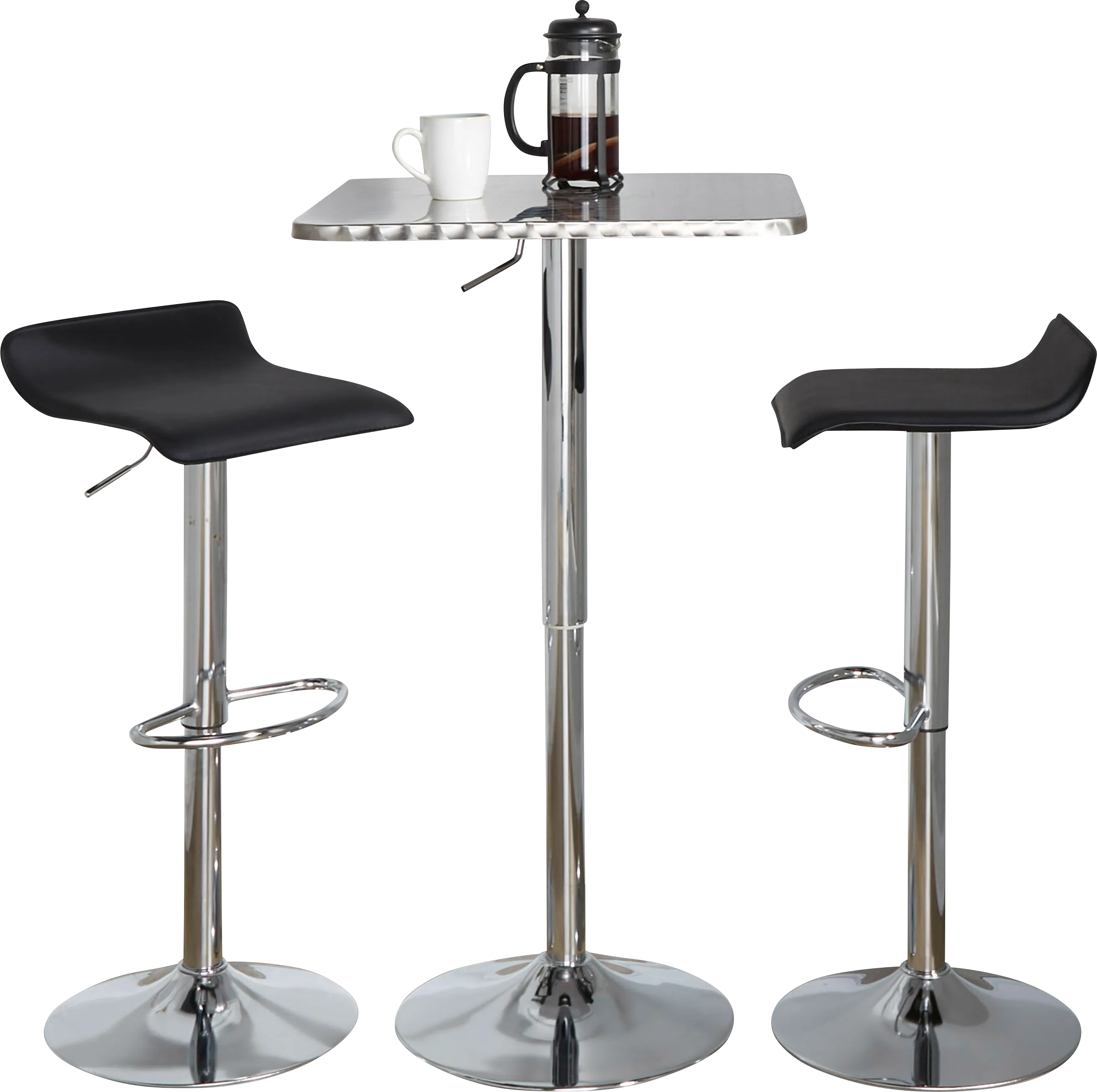 Lebato III Black Adjustable 3 Pc Bar Set - Thumbnail - Image 1